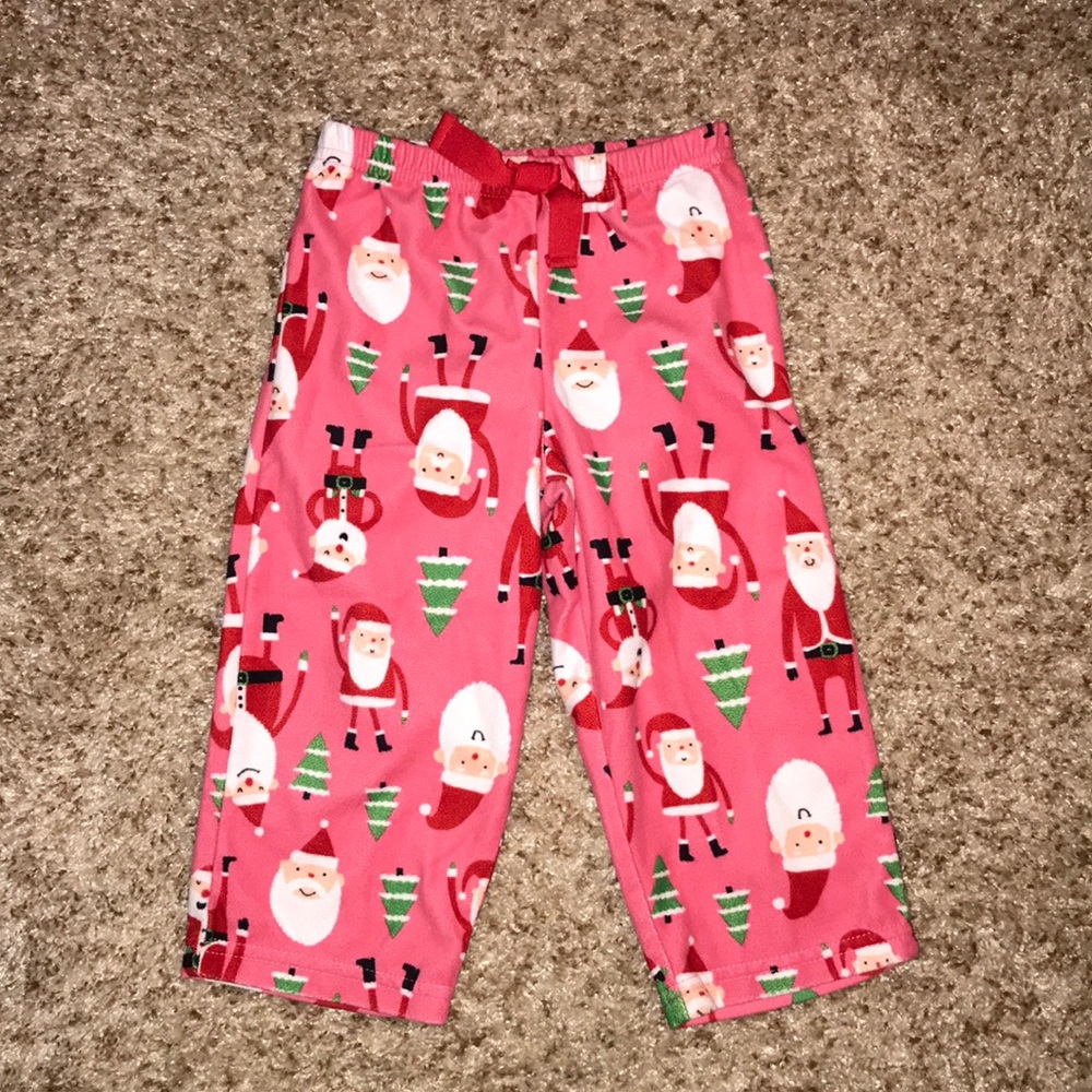 Carter’s holiday pajama pants, 24 mos